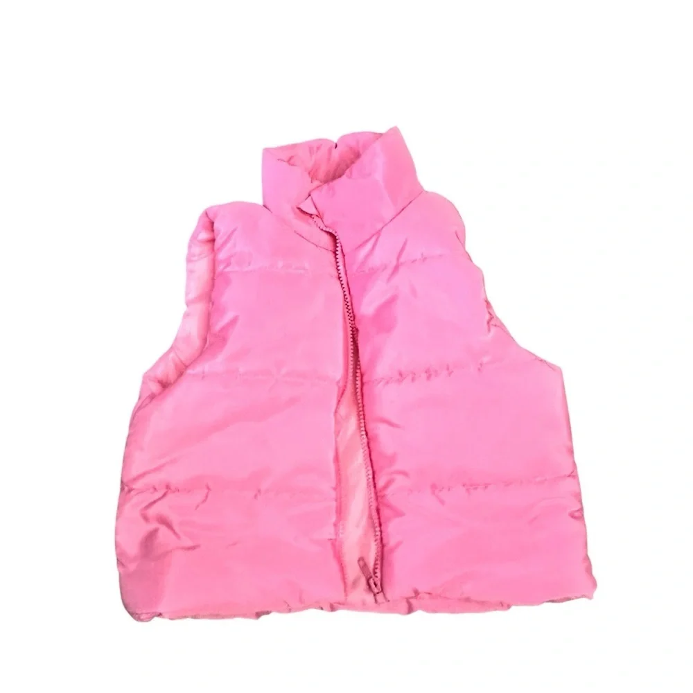 Kids Pink Puffer Vest